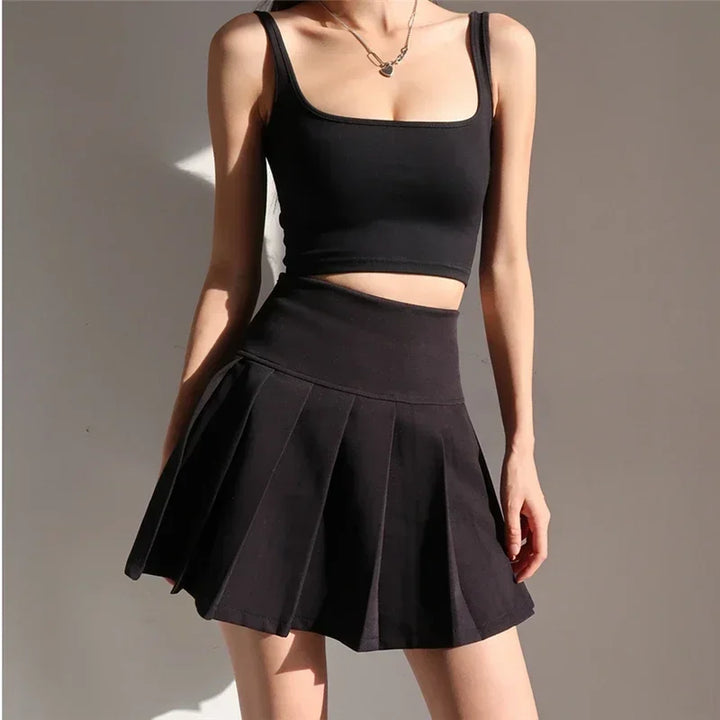 Bianca – Women’s High-Waisted Pleated Mini Skirt for Summer