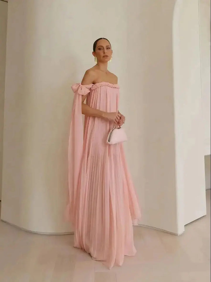 Chloé – Women's Off-the-Shoulder Braid Maxi Dress