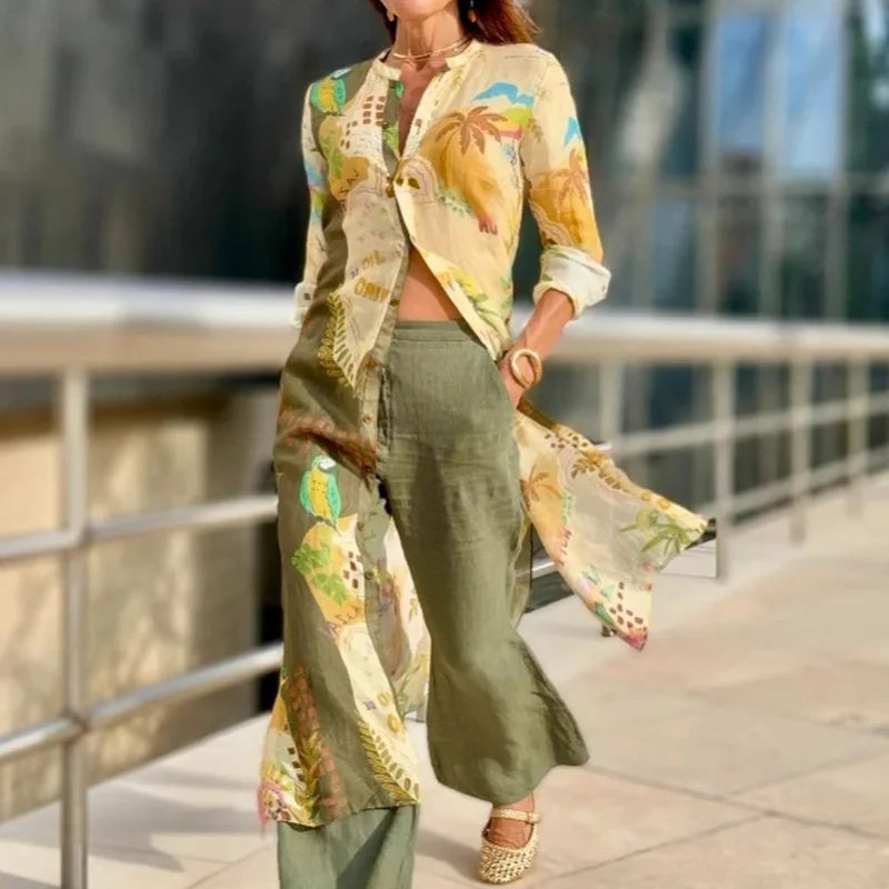 Chiara – Lightweight Women’s Linen Summer Set