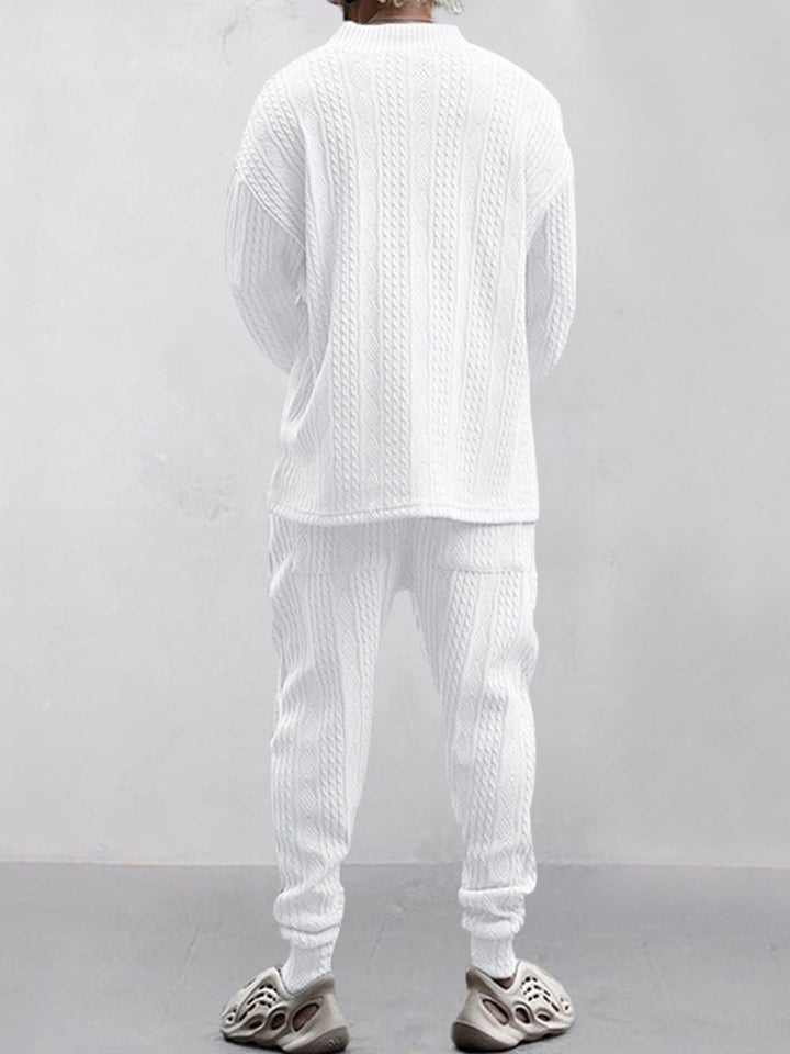 Matteo – Men's Athleisure Cable Jacquard Set