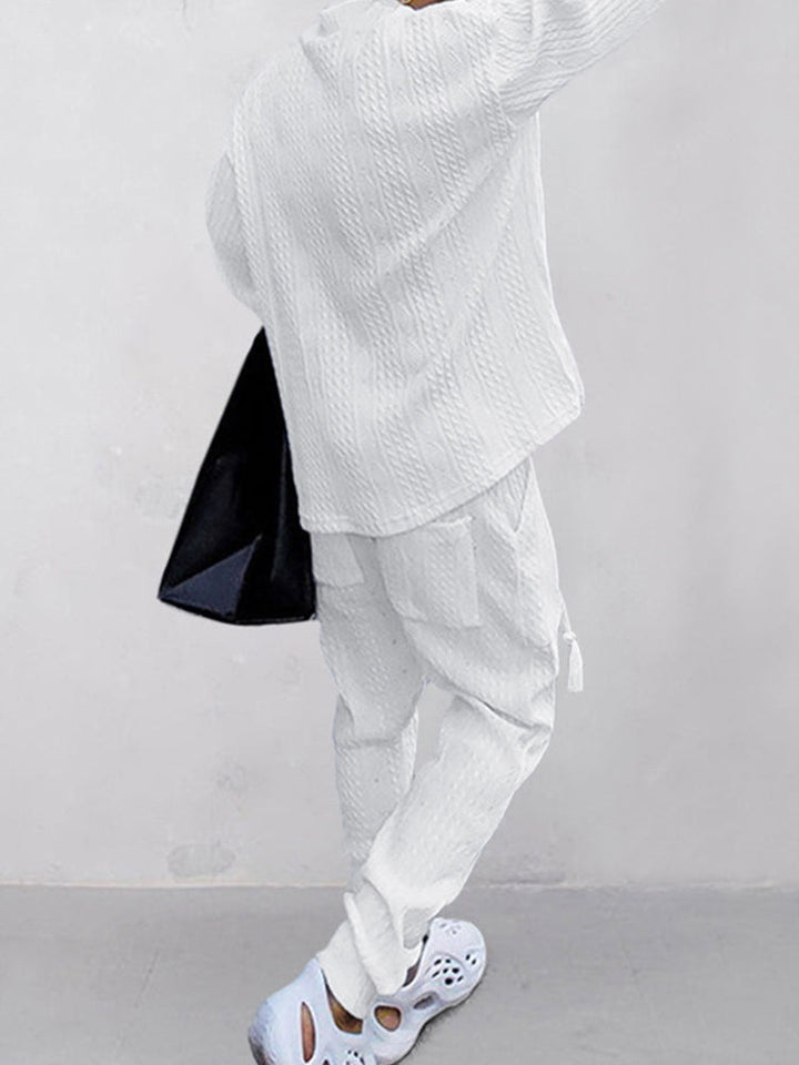 Matteo – Men's Athleisure Cable Jacquard Set