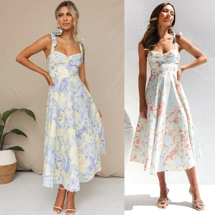 Valerie – Boho-Inspired Plus Size Women’s Floral Maxi Dress