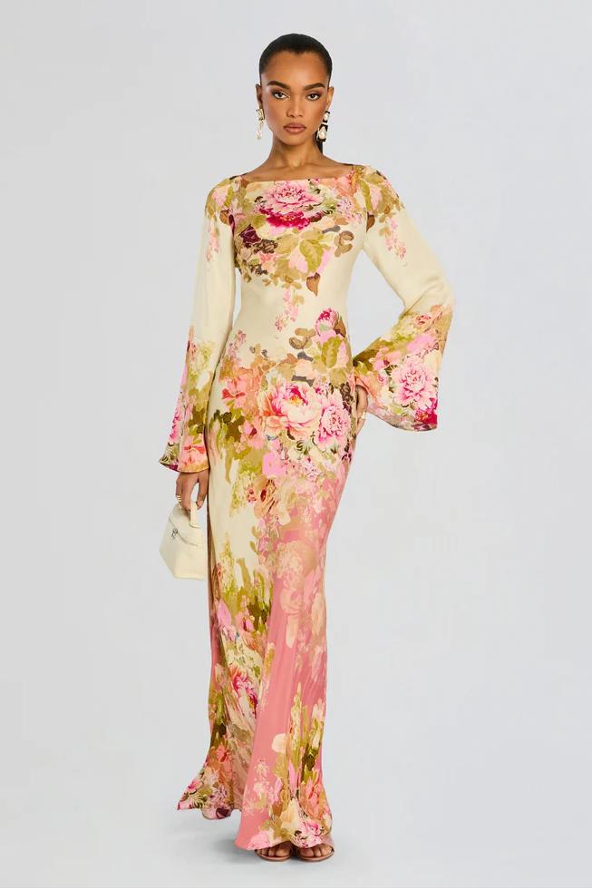 Jocelyn – Romantic Garden Party Maxi Dress for Women
