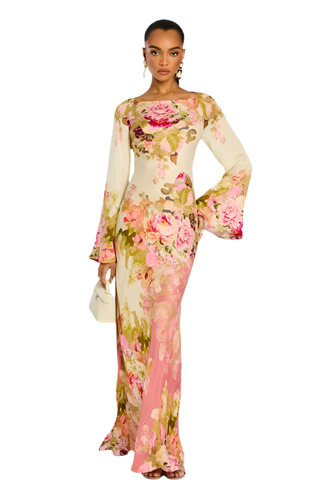 Jocelyn – Romantic Garden Party Maxi Dress for Women