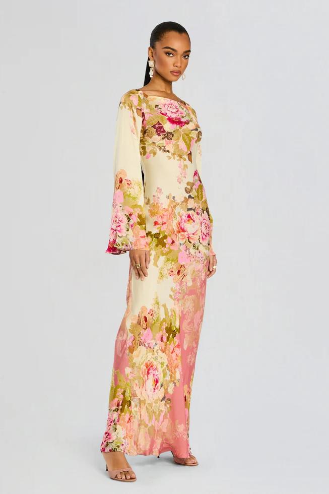 Jocelyn – Romantic Garden Party Maxi Dress for Women