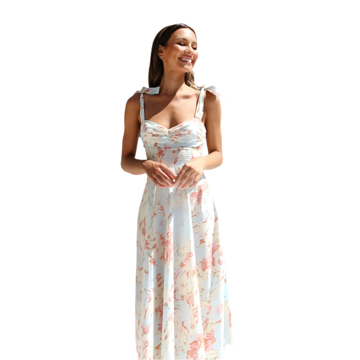 Valerie – Boho-Inspired Plus Size Women’s Floral Maxi Dress