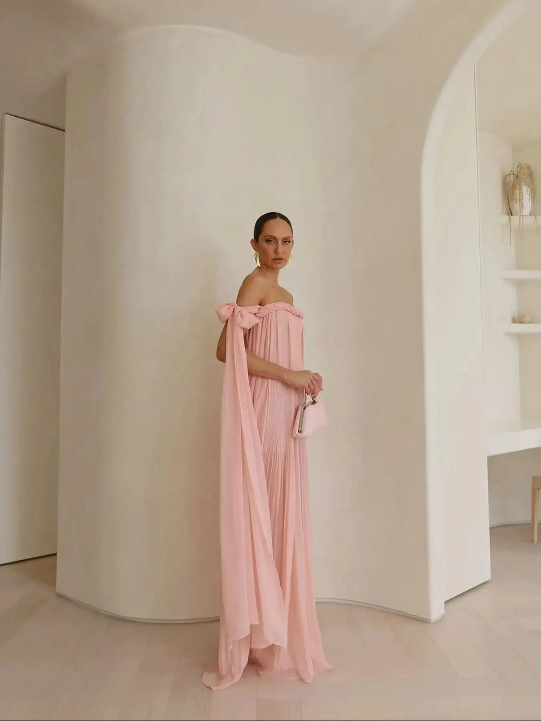 Chloé – Women's Off-the-Shoulder Braid Maxi Dress