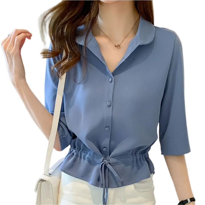 Alexis – Lace Accent Women’s Polo Shirt