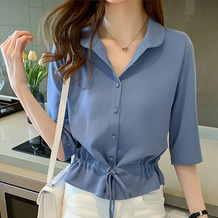 Alexis – Lace Accent Women’s Polo Shirt