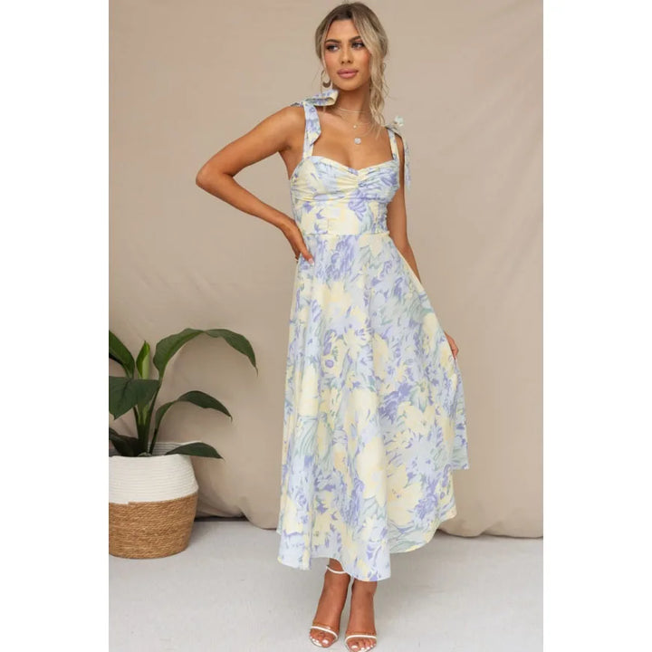 Valerie – Boho-Inspired Plus Size Women’s Floral Maxi Dress