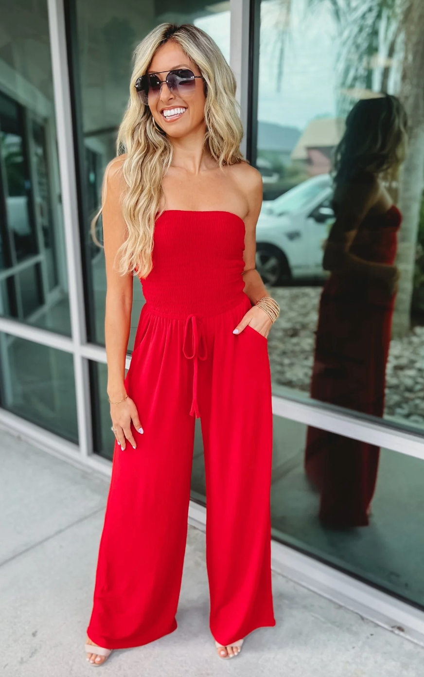 Everleigh – Stretch-Fit Women’s Holiday Jumpsuit