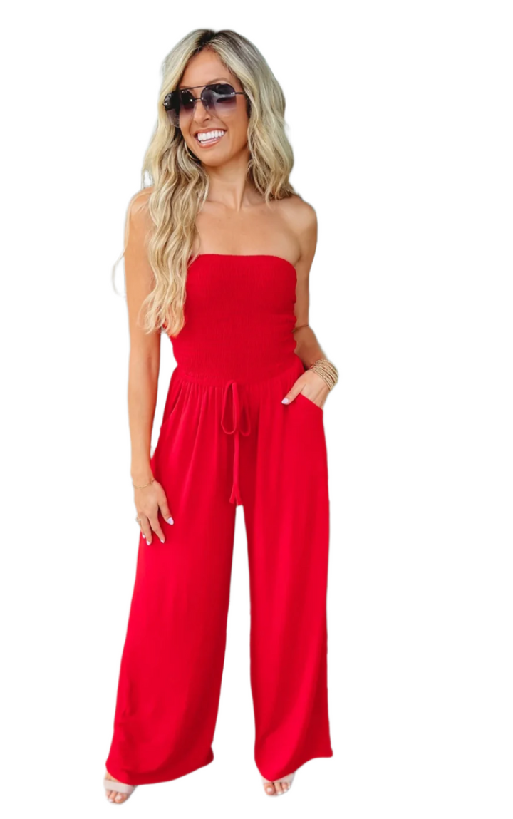 Everleigh – Stretch-Fit Women’s Holiday Jumpsuit
