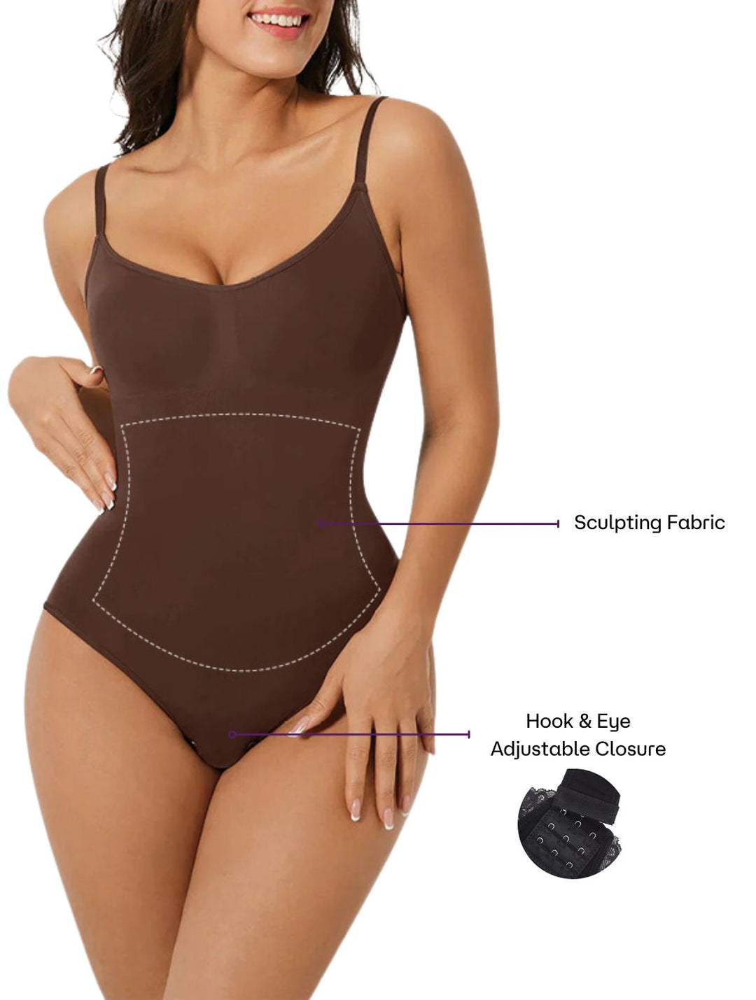 Joanne – Sleek Women’s Snatched Thong Bodysuit