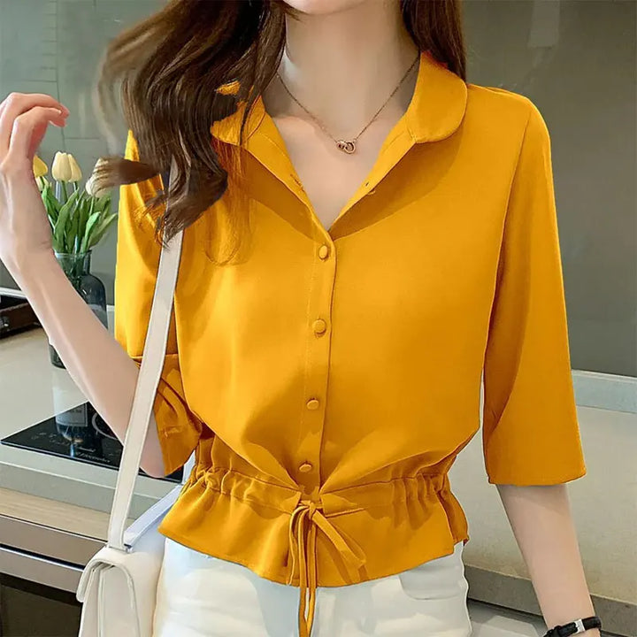 Alexis – Lace Accent Women’s Polo Shirt