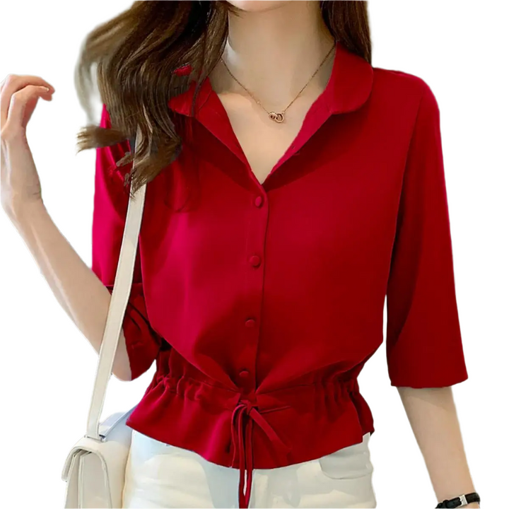 Alexis – Lace Accent Women’s Polo Shirt