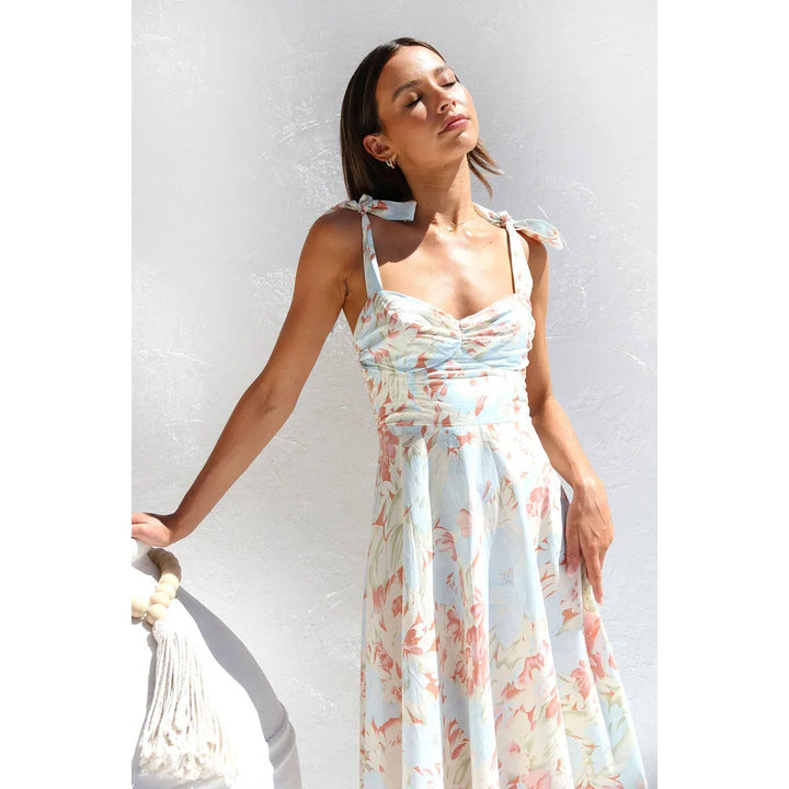Valerie – Boho-Inspired Plus Size Women’s Floral Maxi Dress