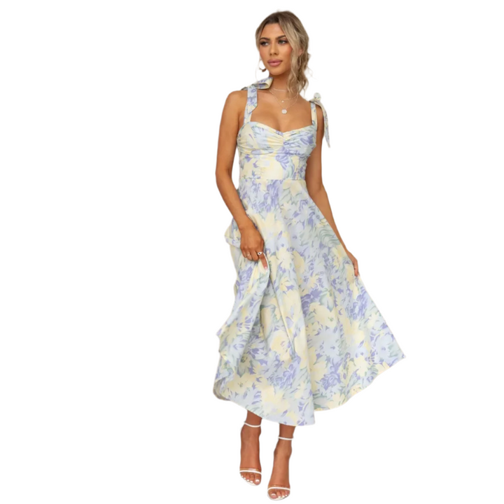 Valerie – Boho-Inspired Plus Size Women’s Floral Maxi Dress
