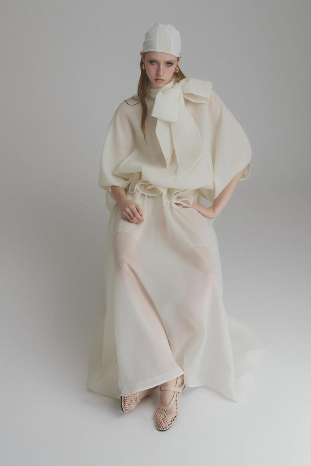 Laura – Tie-Neck Women’s Ruffled Dress