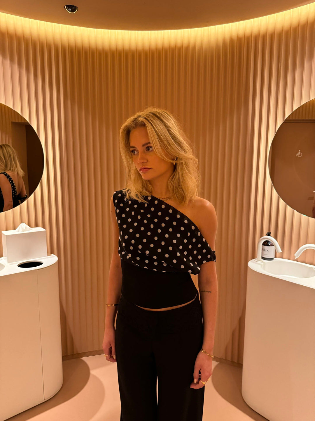 Hazel – Polka Dotted Women’s Top
