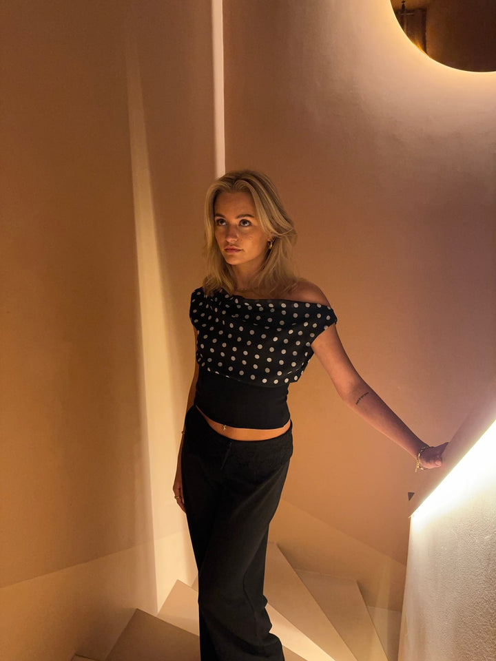 Hazel – Polka Dotted Women’s Top