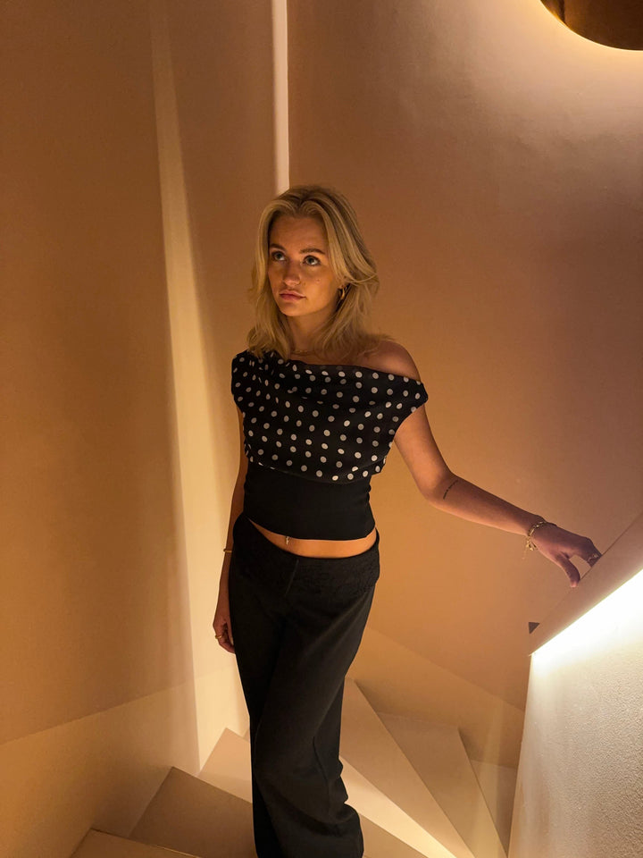 Hazel – Polka Dotted Women’s Top