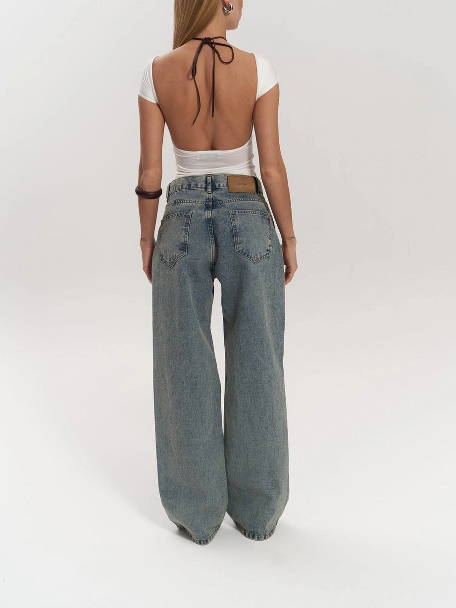 Taylor – High Waist Women’s Transparent Detail Jeans