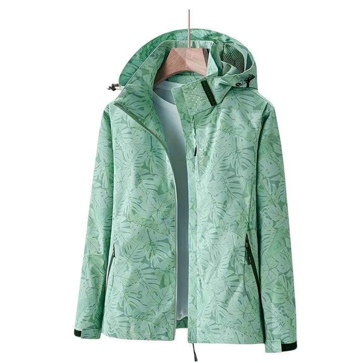 Lydia – Lightweight Women’s Waterproof Leaf-Print Jacket