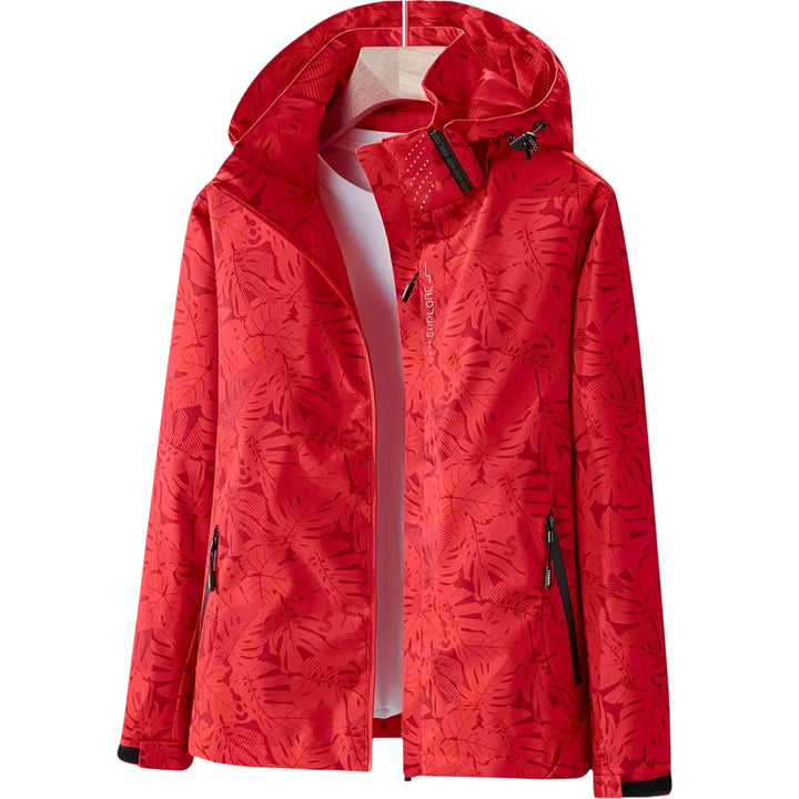 Lydia – Lightweight Women’s Waterproof Leaf-Print Jacket