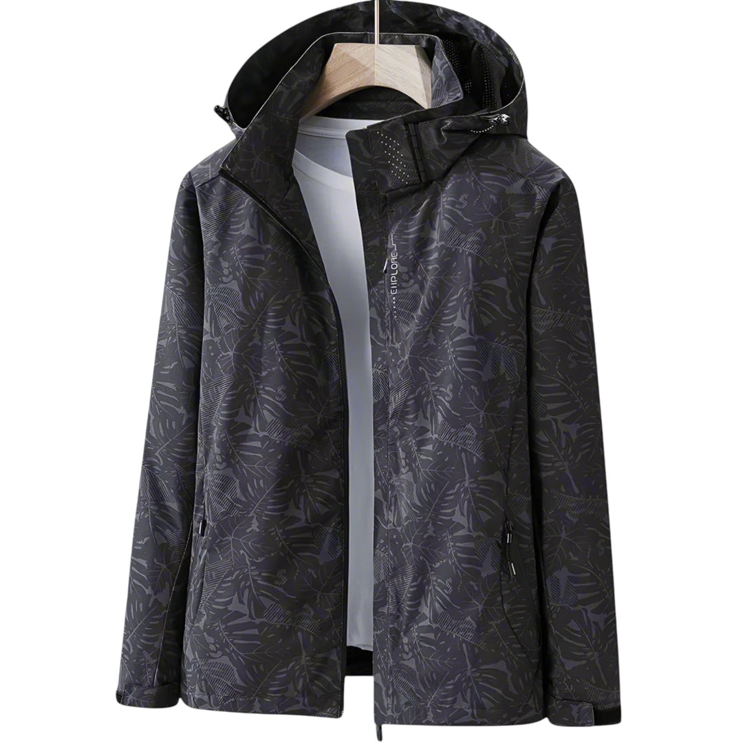 Lydia – Lightweight Women’s Waterproof Leaf-Print Jacket