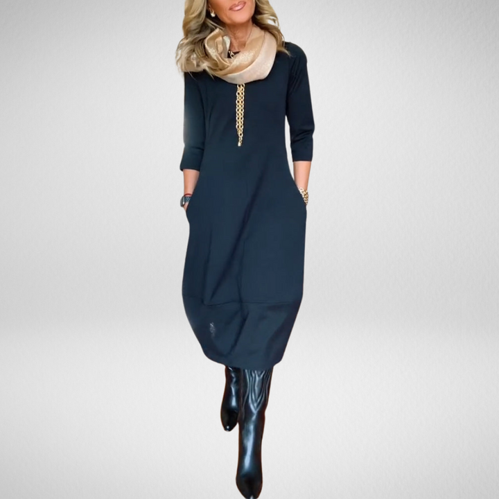 Julia – Elegant Long-Sleeve Women’s Dress