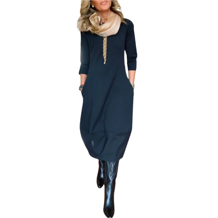 Julia – Elegant Long-Sleeve Women’s Dress
