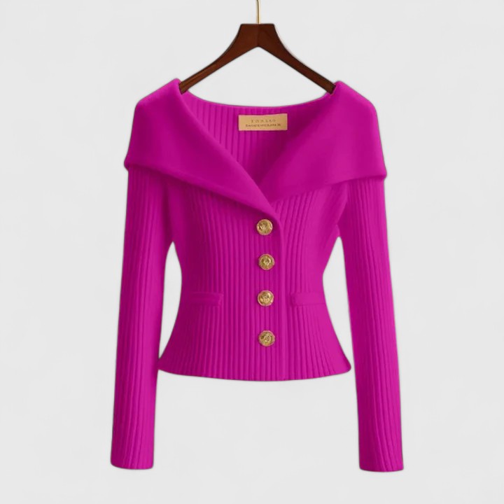 Giulia – Soft-Knit Women’s Elegant Cardigan