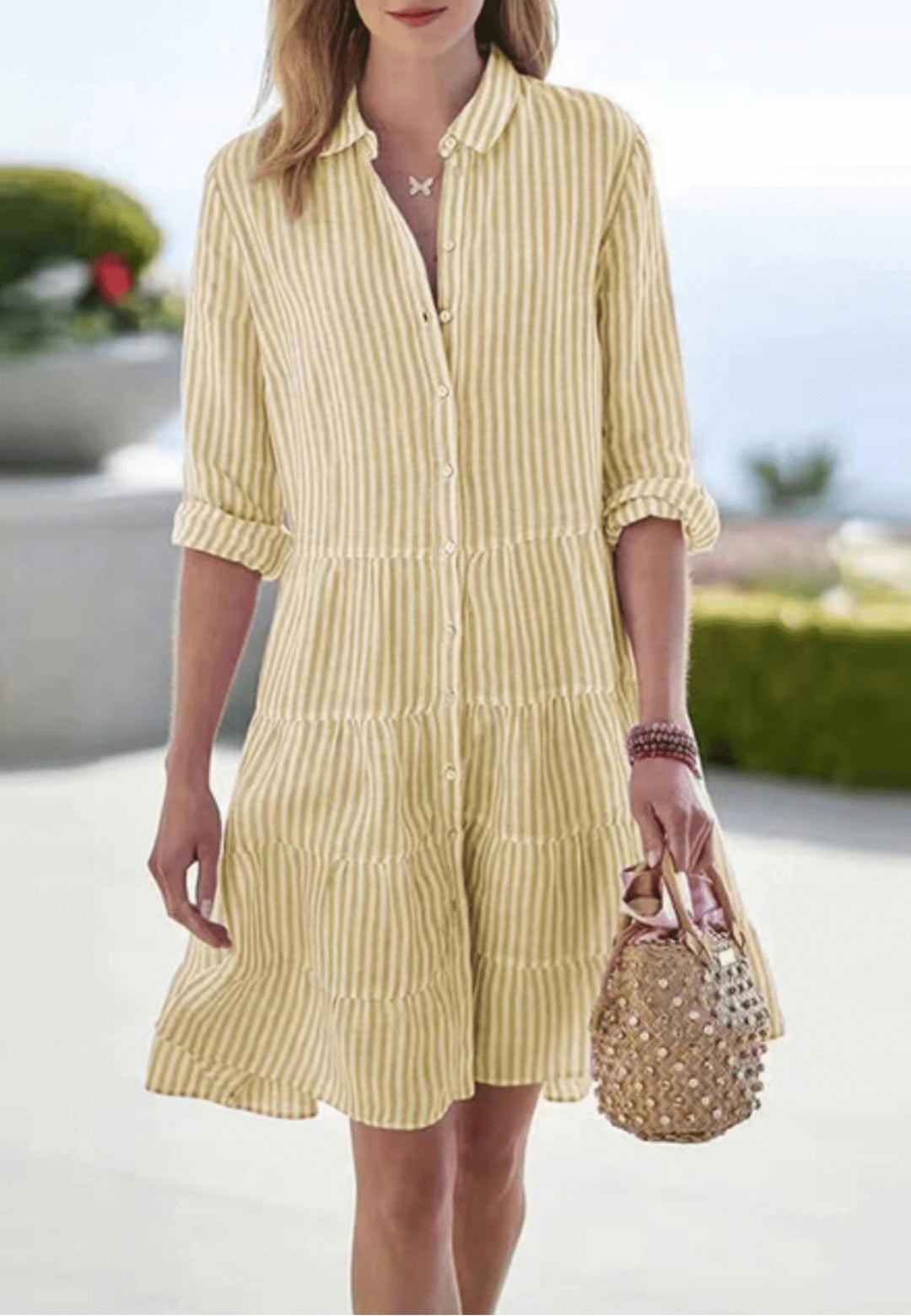 Maxine – Breezy Striped Women’s Summer Dress