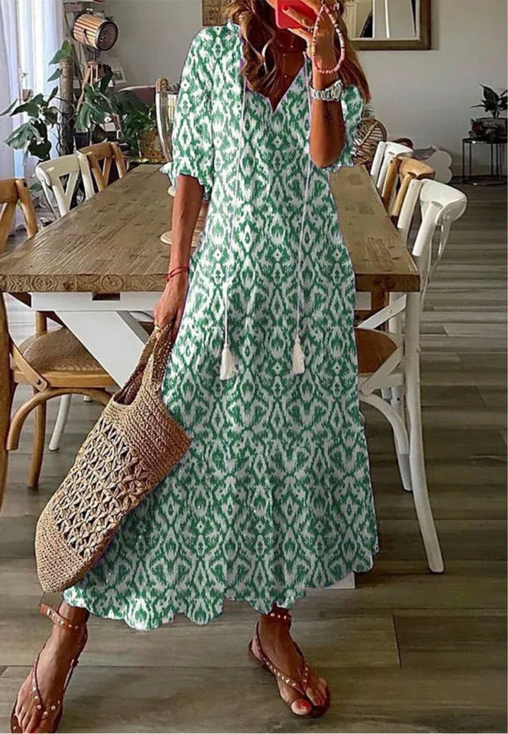 Lyra – Effortless Women’s Boho Midi Dress