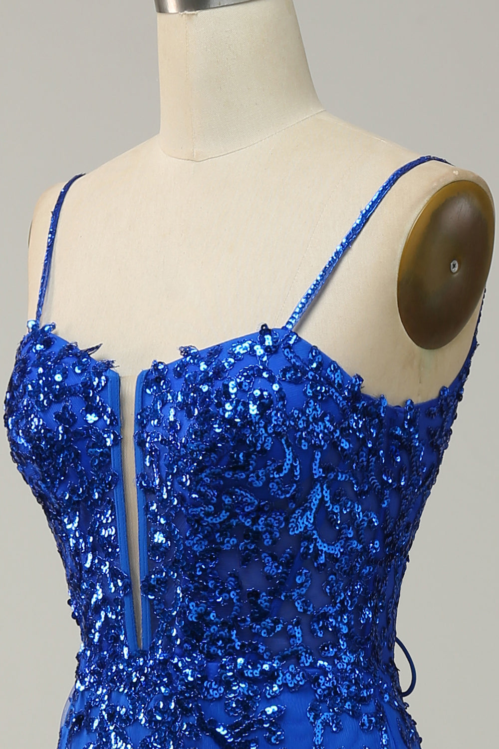 Celeste – Sequin-Curve Women’s Mermaid Gown with Front Split