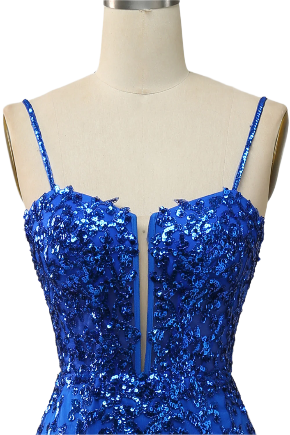 Celeste – Sequin-Curve Women’s Mermaid Gown with Front Split