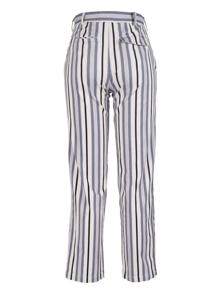 Marceau – Vertical Stripe Relaxed-Fit Women’s Trousers