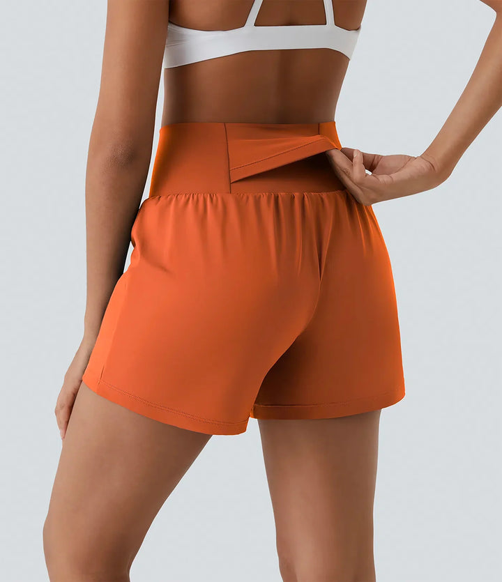 Camille – 2-in-1 Women’s High-Waist Yoga Shorts
