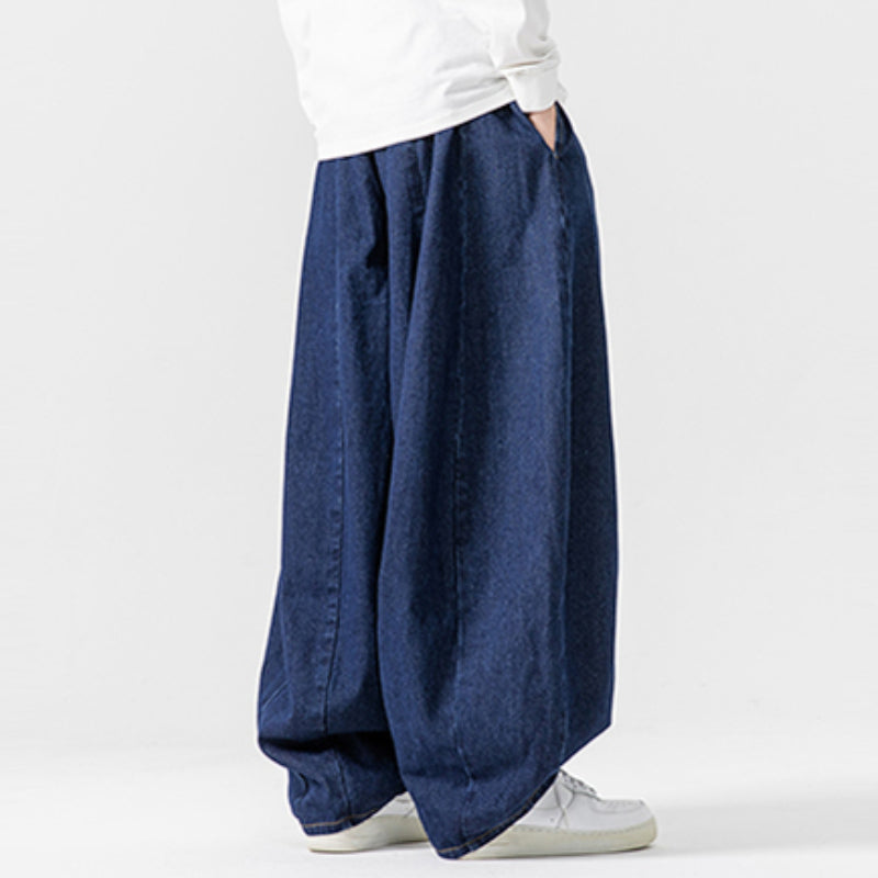 Luca – Retro-Fit Men’s Wide-Leg Denim Pants