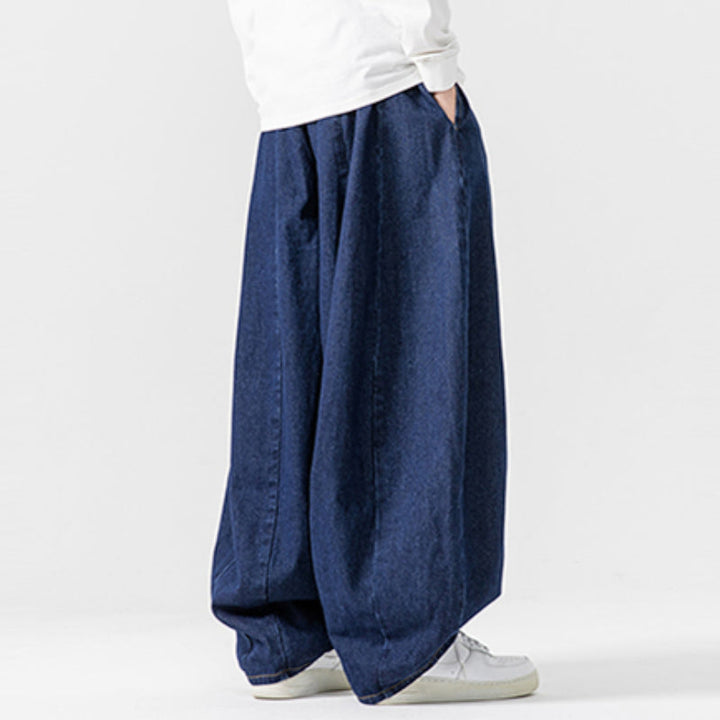 Luca – Retro-Fit Men’s Wide-Leg Denim Pants