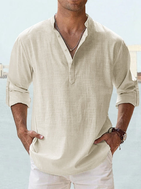 Victor – Relaxed Men’s Linen Resort Shirt