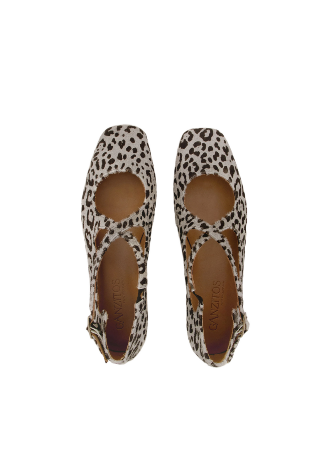 Heather – Women's White Leopard Sandals