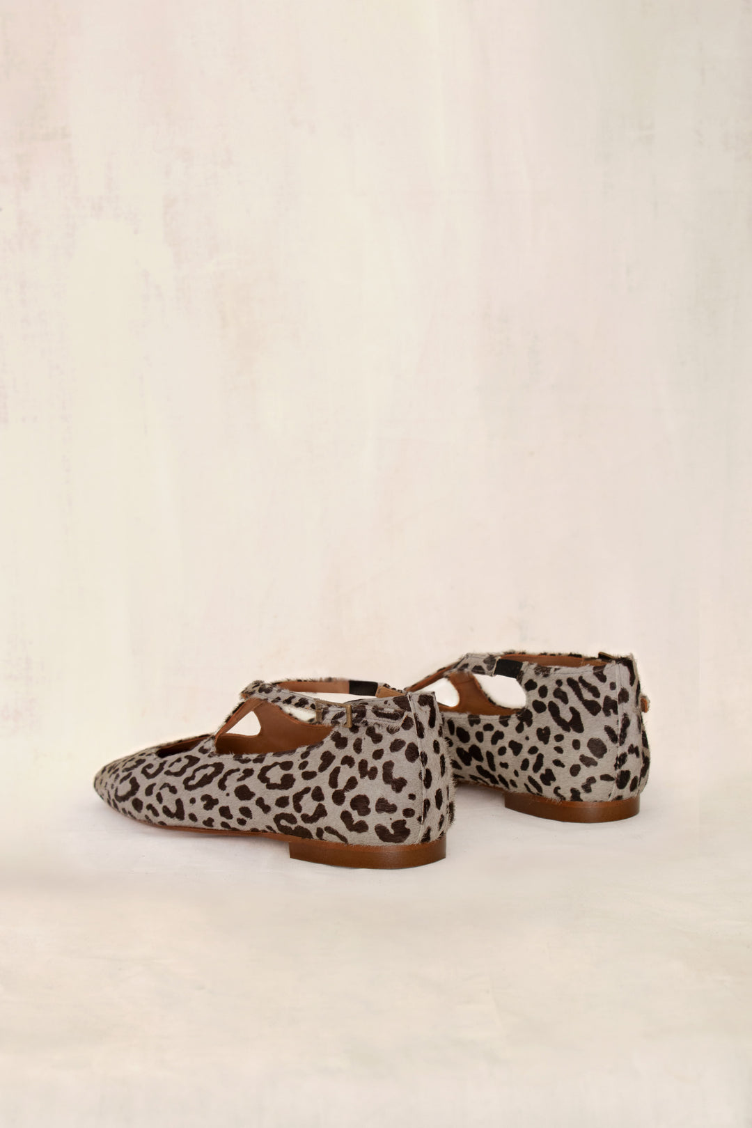 Heather – Women's White Leopard Sandals