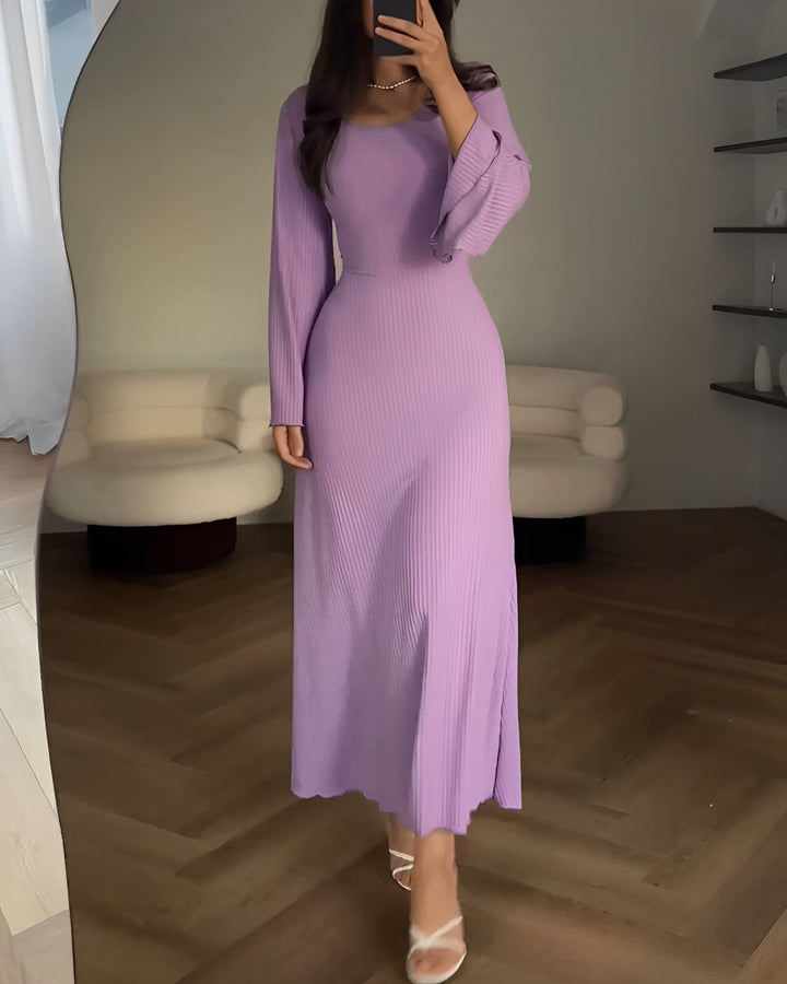 Lena – Patchwork Women’s Long Sleeve Dress