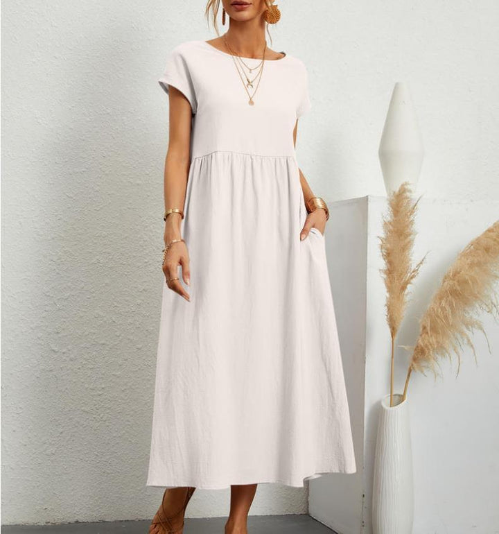 Camillia – Lightweight Soft Cotton Women’s Dress with Pockets