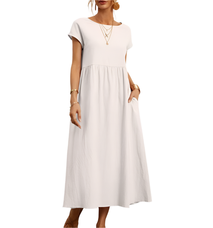 Camillia – Lightweight Soft Cotton Women’s Dress with Pockets