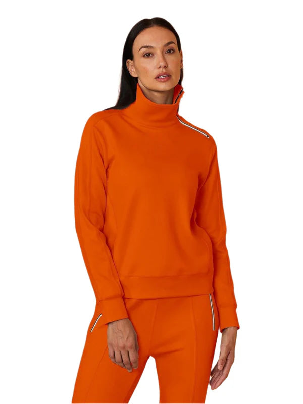 Jennifer – Irregular-Collar Women’s Golf Pullover & Pant Set
