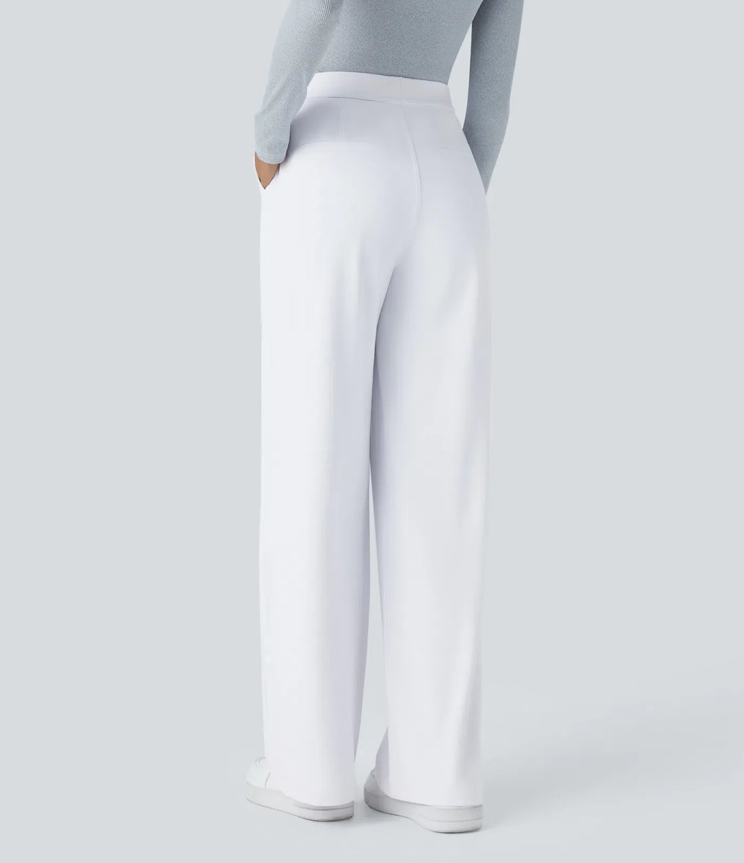 Ellie – High-Waist Women’s Tailored Trousers with Zip Pockets