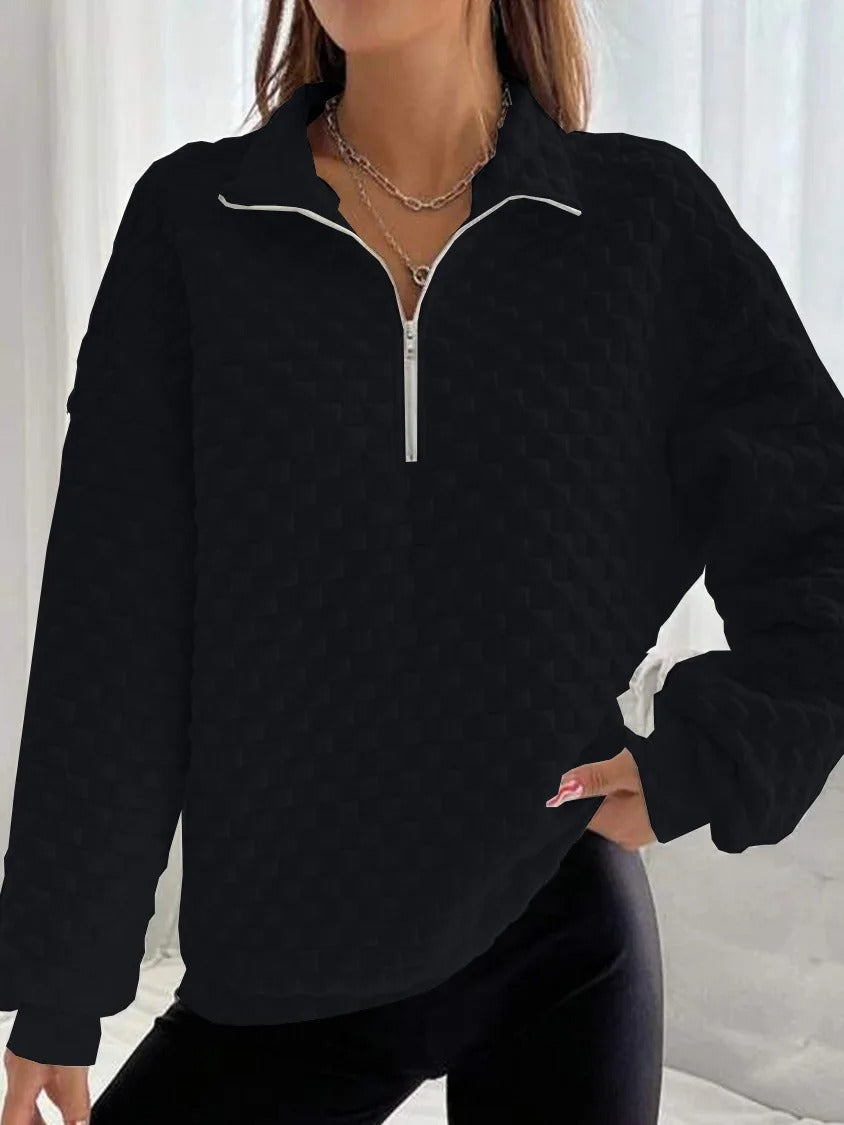 Grace – Trendy Women’s Sweater with Zipper