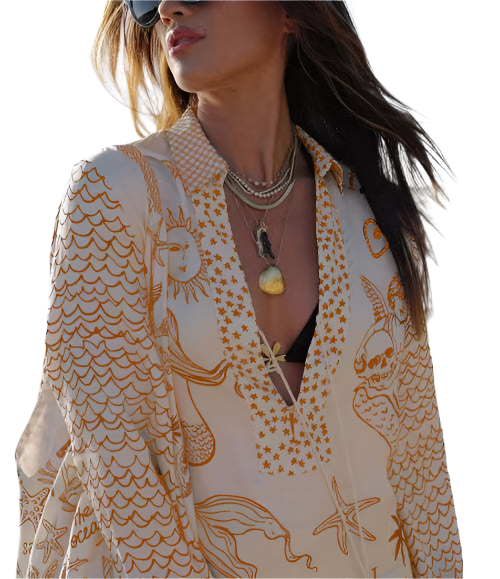 Luna – Breezy Women’s Vacation Shirt & Shorts Set
